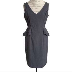 New York & Company Peplum Sleeveless Dress Women's Size 8 NWT